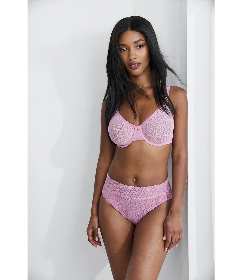 Wacoal High Bar™ Animal Print Lace Brief Panty