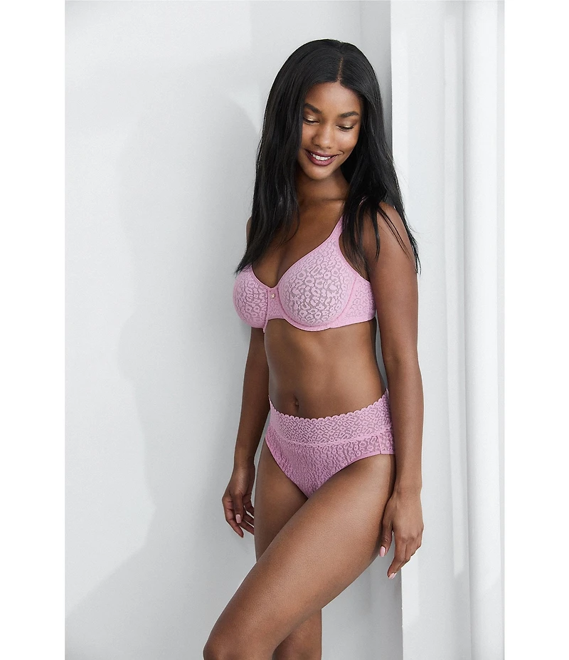 Wacoal High Bar™ Animal Print Lace Brief Panty