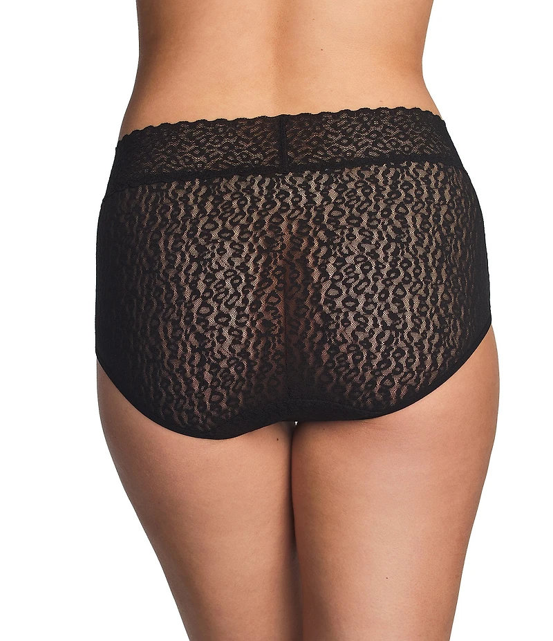 Wacoal High Bar™ Animal Print Lace Brief Panty
