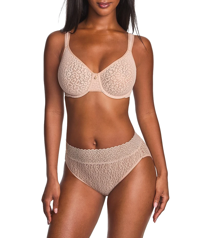 Wacoal High Bar™ Animal Print Lace Hi-Cut Panty