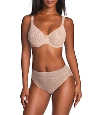 Wacoal High Bar™ Animal Print Lace Hi-Cut Panty