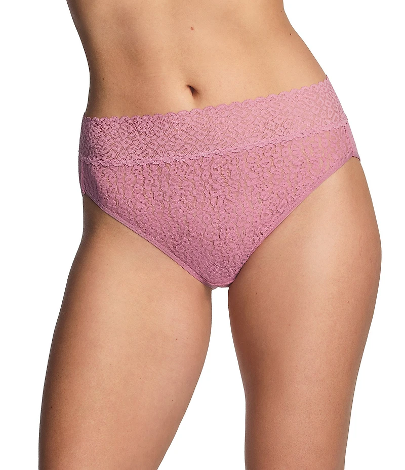 Wacoal High Bar™ Animal Print Lace Hi-Cut Panty