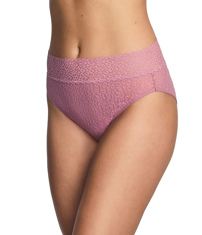 Wacoal High Bar™ Animal Print Lace Hi-Cut Panty