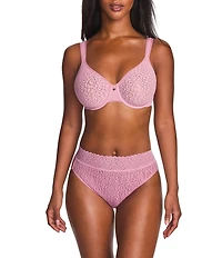 Wacoal High Bar™ Animal Print Lace Hi-Cut Panty