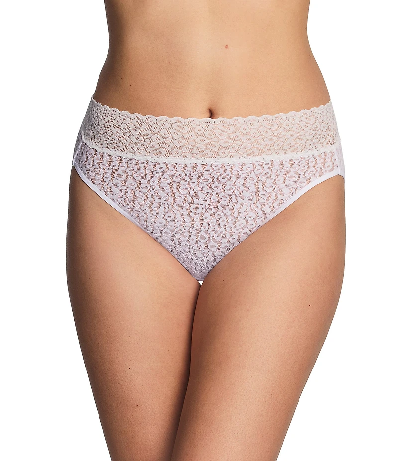 Wacoal High Bar™ Animal Print Lace Hi-Cut Panty