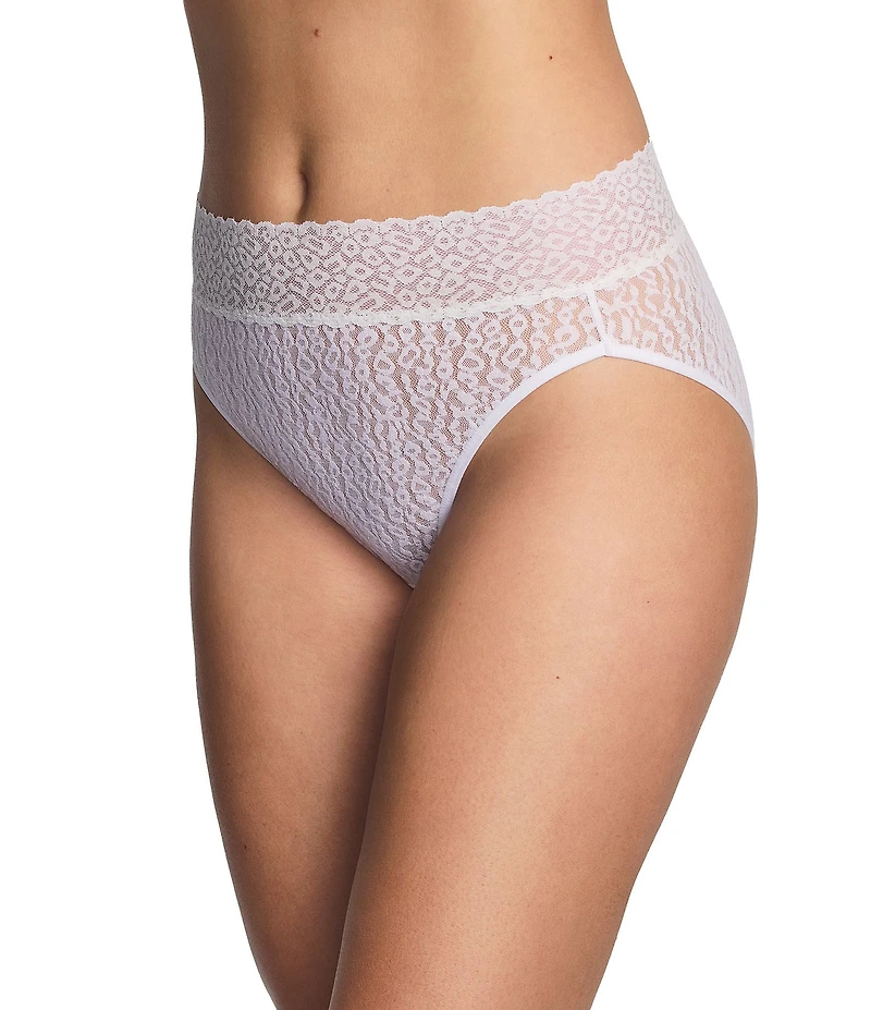 Wacoal High Bar™ Animal Print Lace Hi-Cut Panty