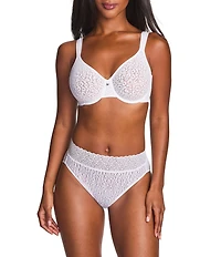 Wacoal High Bar™ Animal Print Lace Hi-Cut Panty