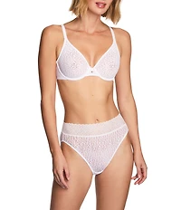 Wacoal High Bar™ Plunge Animal Print Lace Convertible Underwire