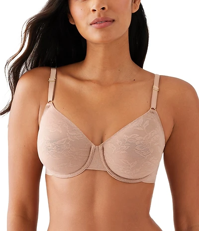 High Profile™ Unlined Underwire Lifting Floral Lace Bra