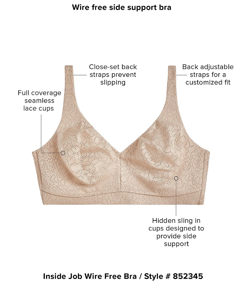 Wacoal Inside Job™ Wire-Free Side Support Bra
