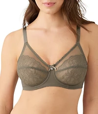 Wacoal Retro Chic Full Figure Underwire Lace Bra