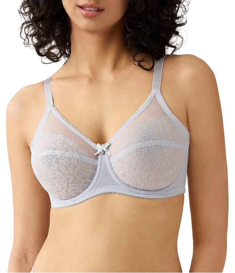 Wacoal Retro Chic Full Figure Underwire Lace Bra