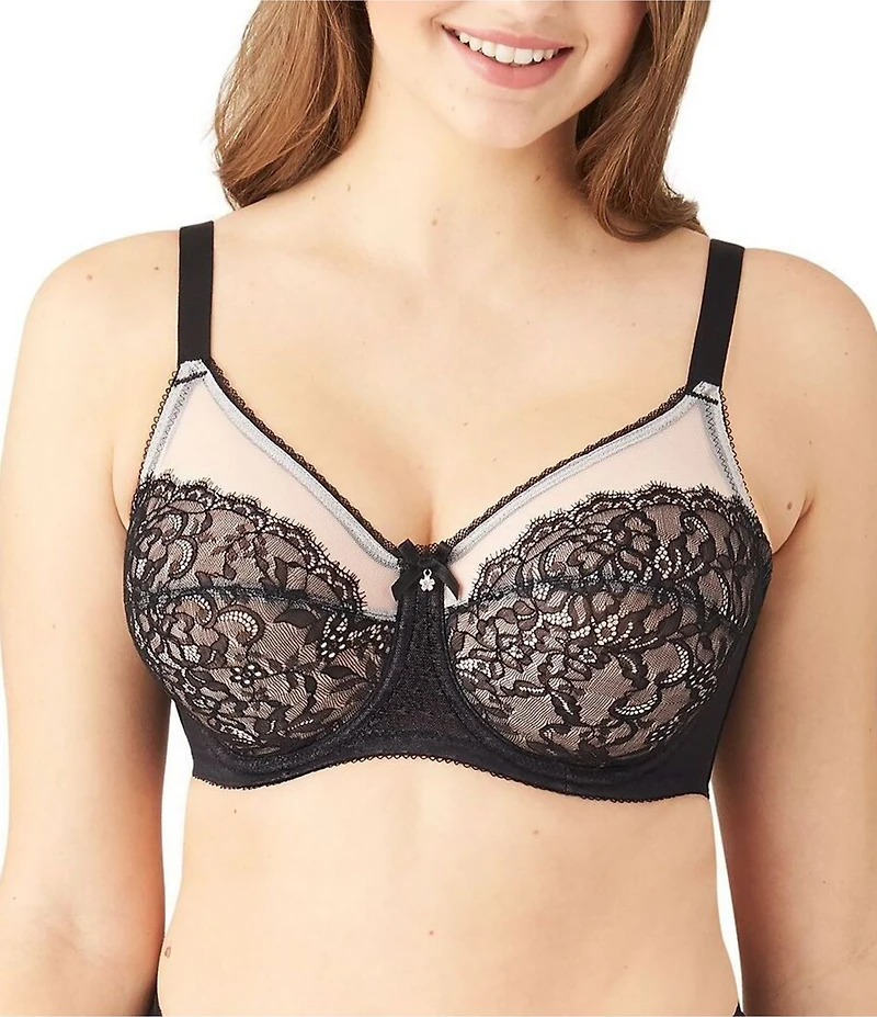 Wacoal Retro Chic Full Figure Underwire Lace Bra