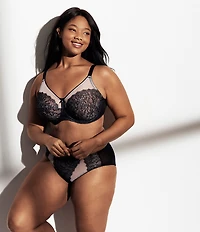 Wacoal Retro Chic Full Figure Underwire Lace Bra