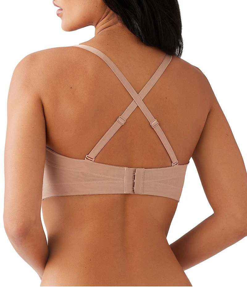 Wacoal Self-Assured Push-Up Strapless Convertible Plunge Bra