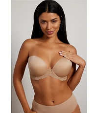 Wacoal Self-Assured Push-Up Strapless Convertible Plunge Bra
