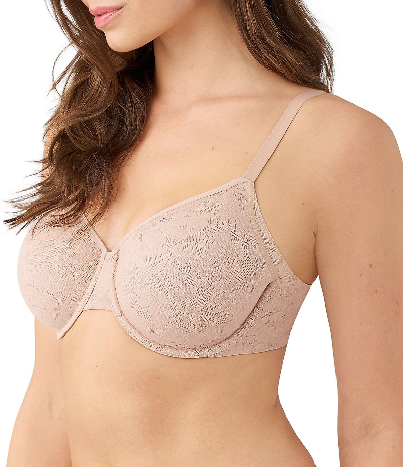 Wacoal Taking Sides Seamless Lace Underwire Bra