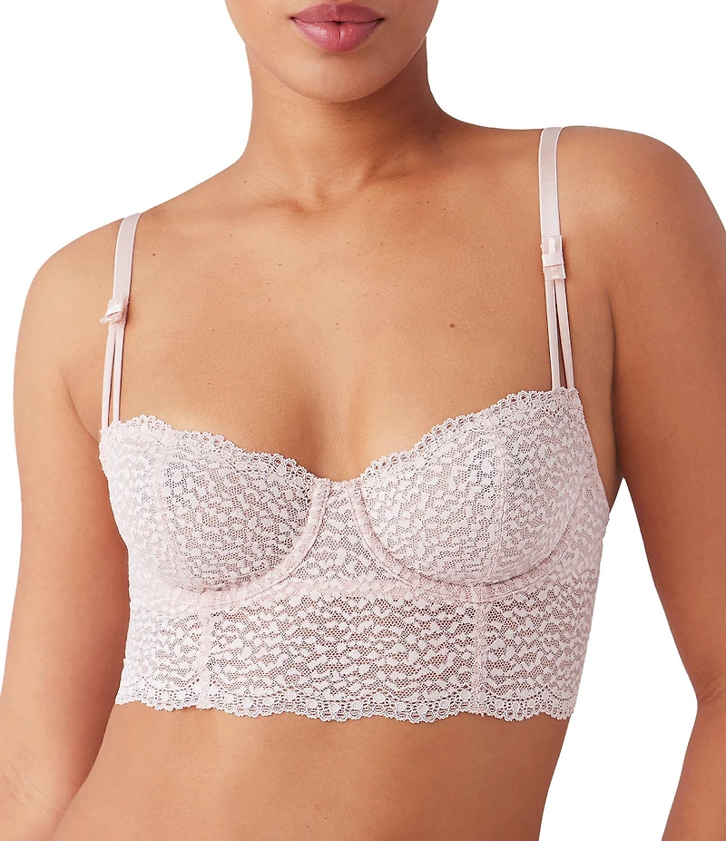 Wacoal Untamed Animal Lace Demi Longline Underwire Bra