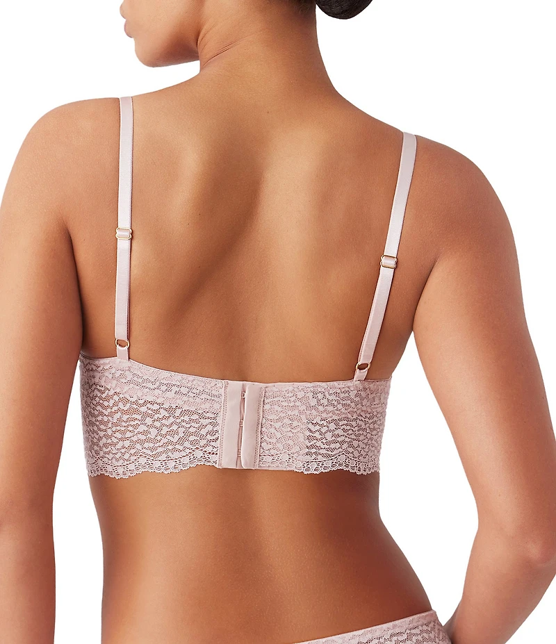 Wacoal Untamed Animal Lace Demi Longline Underwire Bra