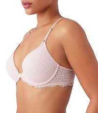 b.tempt'd by Wacoal Untamed Animal Lace Front-Closure Foam Cup T-Shirt Bra
