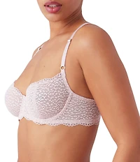 Wacoal Untamed Animal Lace Unlined Demi Underwire