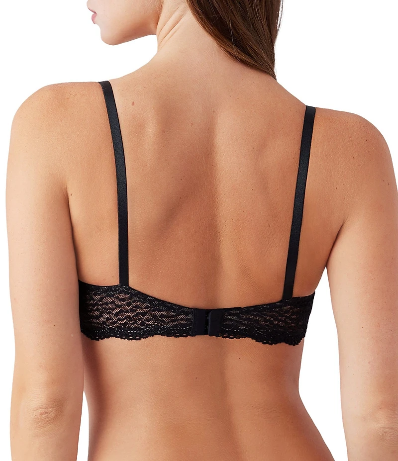 Wacoal Untamed Animal Lace Unlined Demi Underwire