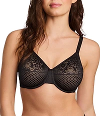 Wacoal Visual Effects Lace Underwire Full-Coverage Seamless Minimizer Bra