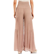 Double Zero Waist Tie Wide Leg Pants