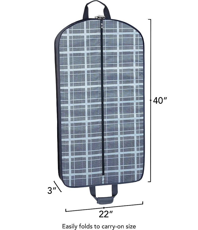 Wally Bags 40 Premium Travel Garment Bag with Two Pockets