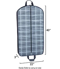 Wally Bags 40 Premium Travel Garment Bag with Two Pockets