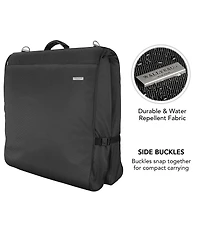 Wally Bags 45#double; Premium Framed Garment Bag with Shoulder Strap and Multiple Pockets