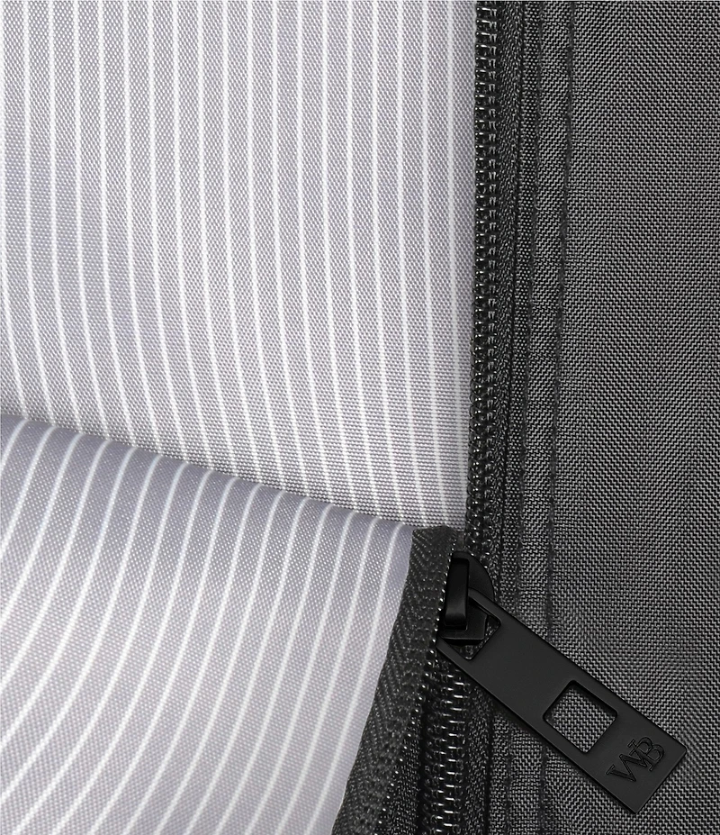 Wally Bags 48#double; Premium Travel Tri-Fold Garment Bag with Pockets and Pinstripe Lining
