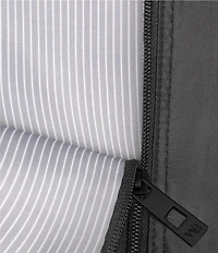 Wally Bags 48#double; Premium Travel Tri-Fold Garment Bag with Pockets and Pinstripe Lining