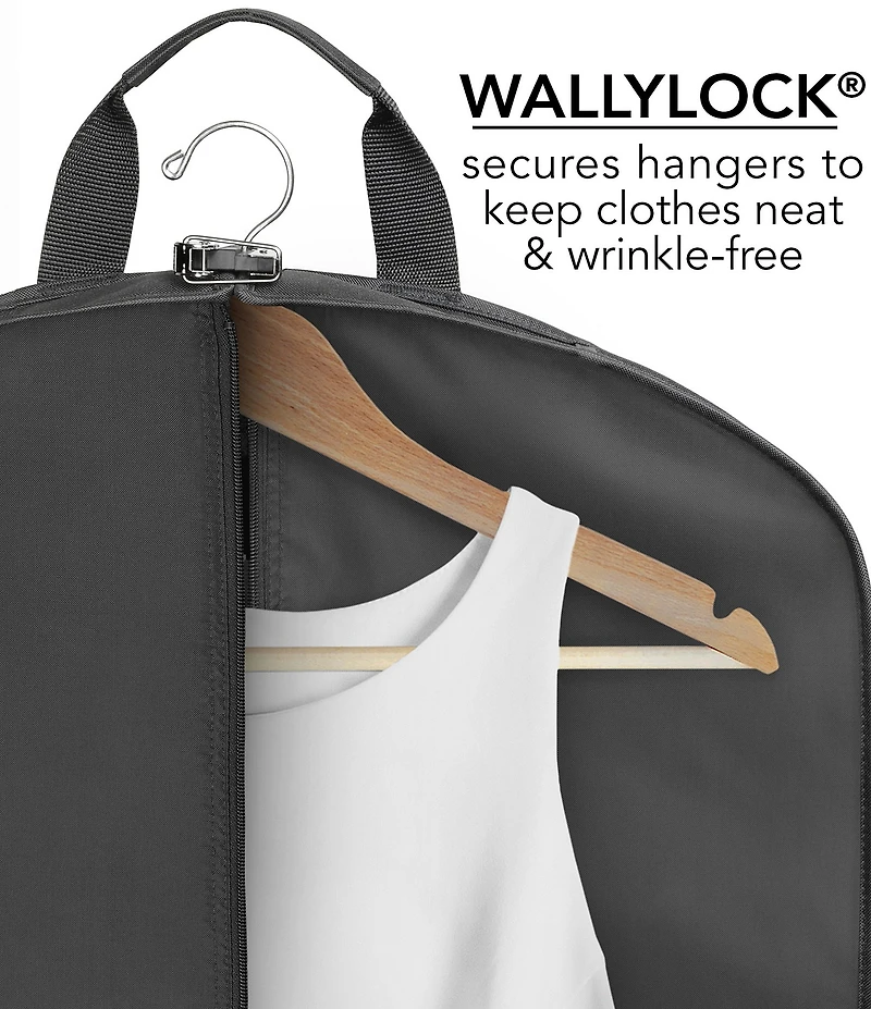 Wally Bags 60-in Premium Tri-Fold Travel Garment Bag with Pocket