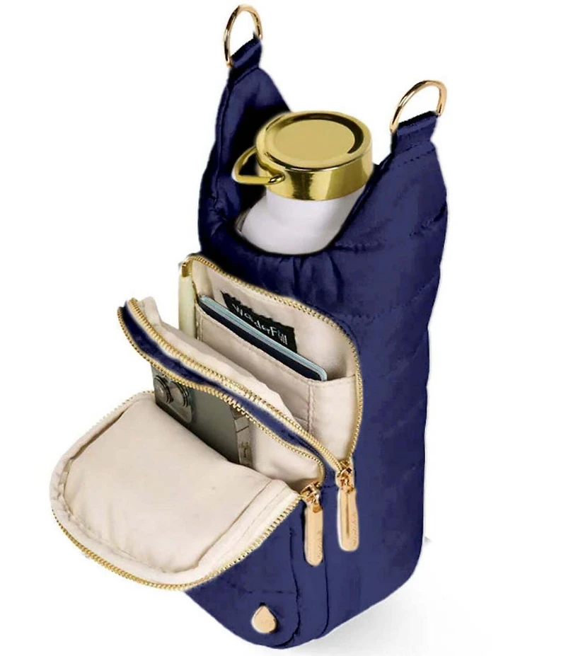 WanderFull Original Island Navy Print Strap HydroBag Crossbody Bag