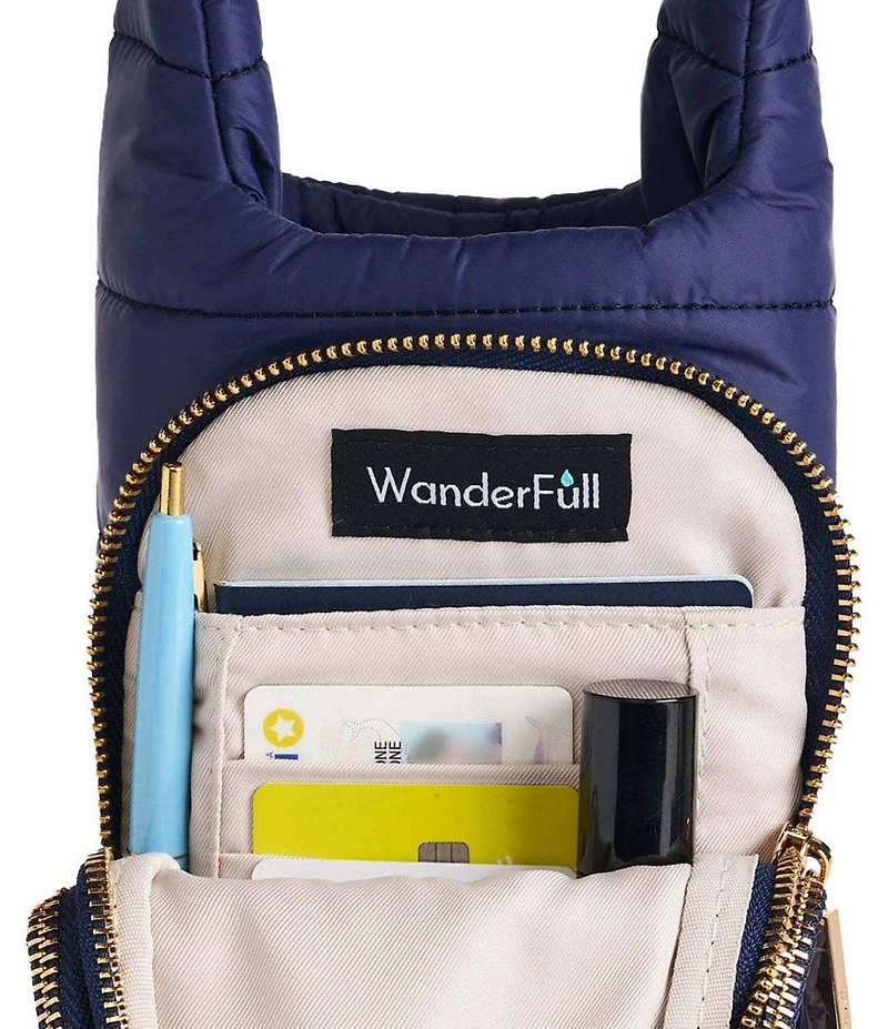 WanderFull Original Island Navy Print Strap HydroBag Crossbody Bag