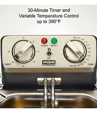 Waring Commercial Heavy-Duty Commercial Countertop Deep Fryer - 10 lb. Capacity