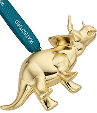 Waterford Golden Triceratops Ornament