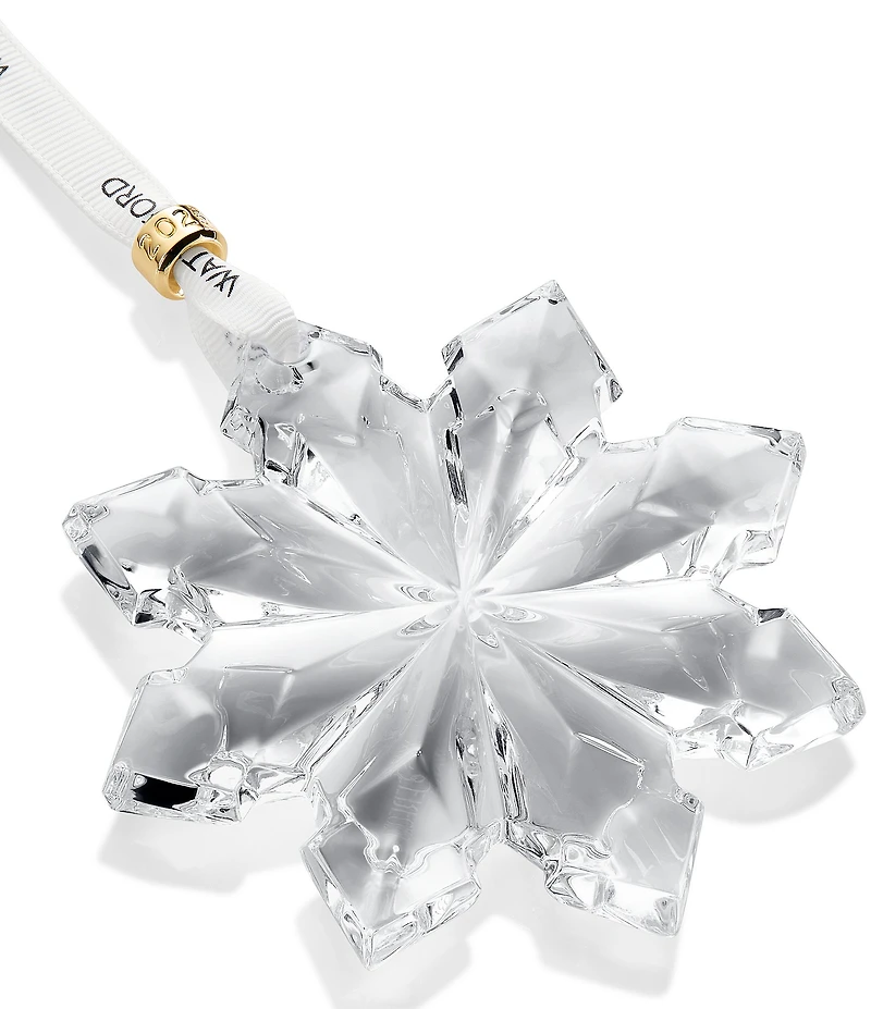 Waterford 2025 Annual Crystal Snowcrystal Ornament