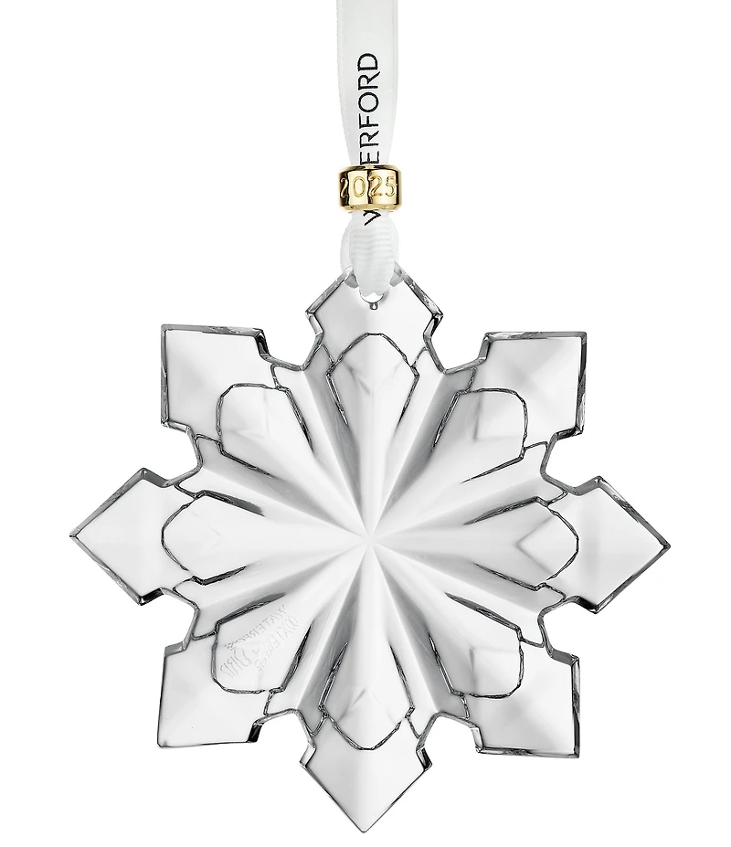 Waterford 2025 Annual Crystal Snowcrystal Ornament