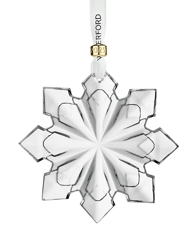 Waterford 2025 Annual Crystal Snowcrystal Ornament