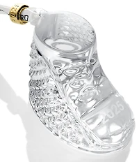 Waterford 2025 Babys First Boot Crystal Ornament