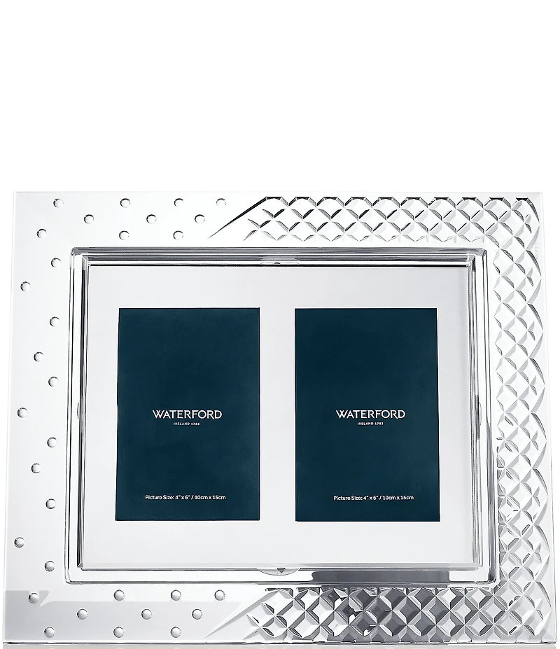 Waterford Celebrations Double Mount Picture Frame