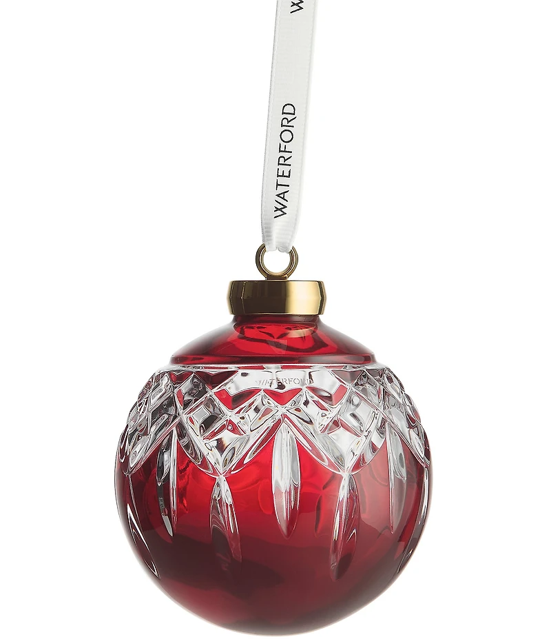 Waterford Christmas Crystal Lismore Bauble Ornament