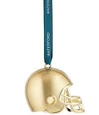 Waterford Christmas Metal Football Helmet Gold Ornament