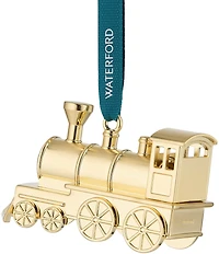 Waterford Christmas Metal Gold Train Ornament