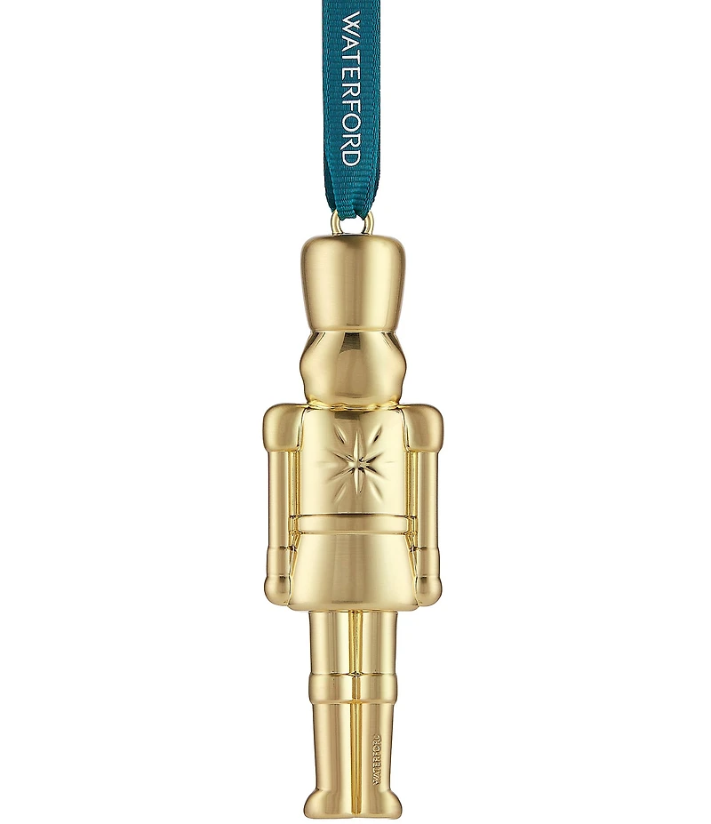 Waterford Christmas Nutcracker Golden Ornament