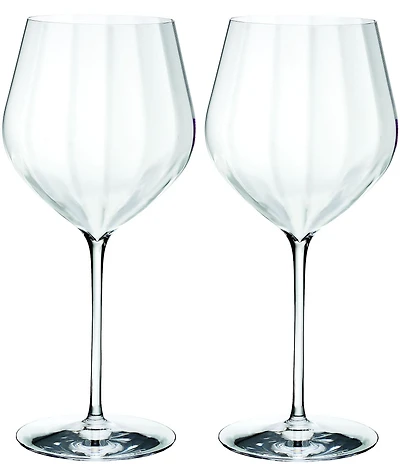 Waterford Crystal Elegance Optic Cabernet Sauvignon Stemware, Set of 2