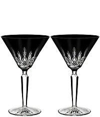 Waterford Lismore Black Martini 7floz, Set of 2