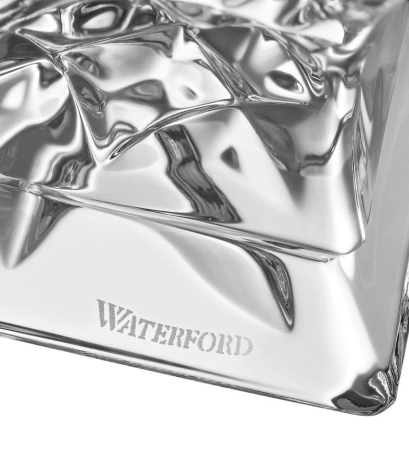 Waterford Lismore Crystal Candlestick Square 6#double;, Set of 2